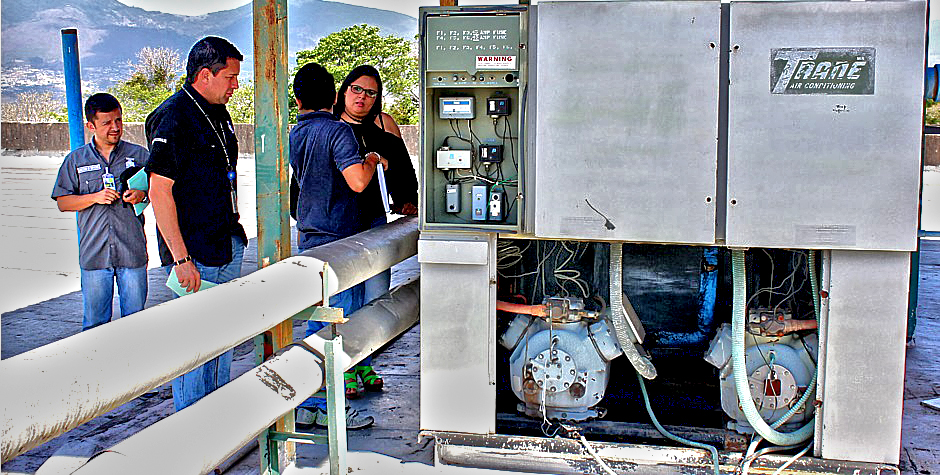 supervision de aire acondicionado Biblioteca 8
