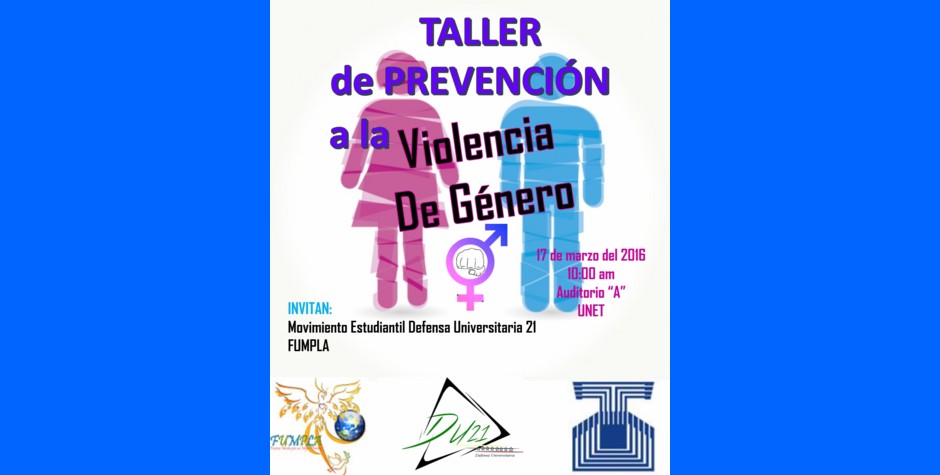 taller violencia de genero afiche